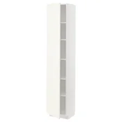 METOD Visoki element s policama, bela/Vallstena bela, 40x37x200 cm