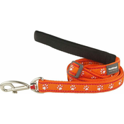 Red Dingo Najlonski povodec z oranžnimi tačkami, Oranžna 12 mm