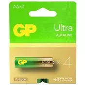 GP Ultra alkalna olovka (AA) 4 kom GP15AU-PGB4