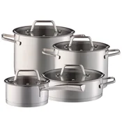 SET POSODE FREE 8-DELNI, INDUKCIJA, INOX, STEKLO