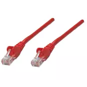 Intellinet Network Cable, Cat5e compatible, CU, U/UTP, PVC, 0.5 m, Red (318198)