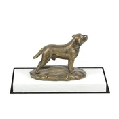 shumee Labradorski prinašalec - kipec psa, figurica na belem podstavku, pokal za pasjo razstavo Art-Dog