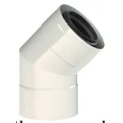 Almeva Almeva LAB koleno za odvod dimnih plinov DN110/160 45° APBB41