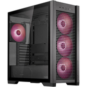 Kućište Asus TUF Gaming GT302 ARGB, Mid tower, kaljeno staklo, bez napajanja, E-ATX, crno TUF GAMING GT302 TG ARGB BLACK