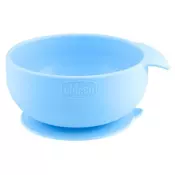 Chicco Vakumski silikonski tanjir 6m+ plavi
