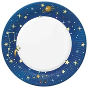 Papirnati krožniki COSMOS Zvezdice 18 cm 8 kosov.