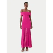 MICHAEL Michael Kors Pletena obleka MS683HGBFD Roza Slim Fit