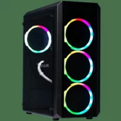 GREED Greed MK2 Pro - Gaming PC/računalnik - AMD Ryzen 7 5700X + Nvidia Geforce RTX 4070 12 GB - 4,6 GHZ - 32 GB DDR4 - 1TB SSD - 4K - WLAN - Win11 Pro, (21884958)