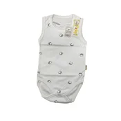 Bodi za bebe bez rukava 24578, Beli