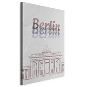 shumee Slika - Berlin v akvarelih (1-delna) vertikalna