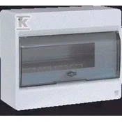 Hager Razdelilna omarica IC2 1x10 modularna nadometna IP40 prozorna vrata