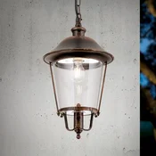 ORION Vanjska visilica Mariella, crno-bakar, metal - Anticki - crno-bakrena, prozirna