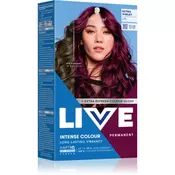 , Schwarzkopf LIVE Intense Colour permanentna barva za lase odtenek L76 ultra Violet 1 kos