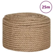Vidaxl Vrv iz jute 25 m dolžina 12 mm debelina