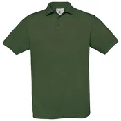 MAJICA KRATKI RUKAVI B&C SAFRAN POLO 180G TAMNO ZELENA S-EOL!!