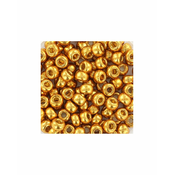 Kašaste perle (seed beads) 4 mm metalik zlatna