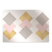 Decormat Zaščitna podloga za stol Colorful rhombus 140x100 cm 2 cm