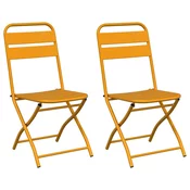 Sklopiva stolica za vrt 2 pcs Gorušica 42 x 52 x 82cm