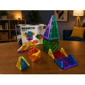 Magnetne Kocke Magnetni konstruktor rainbow Mini zamak 48 delova Magnetne kocke ( SW12751 )