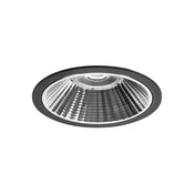BRUMBERG Apollo Midi, brušen, okrogel, 3.500 K, črn - Študija/pisarna - Sodobni - črna - Aluminij