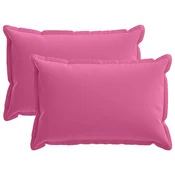 Vidaxl Prevleka za blazino 2 kos HOUTEN Roza 30 x 50 cm Poliester