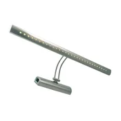 Ideus Nastavljiva stenska svetilka, mat krom, 55,5 cm, 6 W LED, 4000 K, 500 lm IP20, BRENA 03070