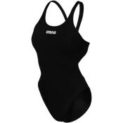 Womens swimwear arena swim tech solid black/white l - uk36