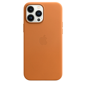 Apple iPhone 13 Pro Max kožna futrola with MagSafe - Golden Brown