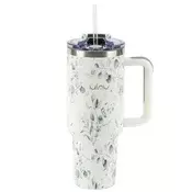 Termovka s slamico MIAU - summer, 1200 ml