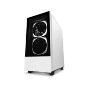 NZXT kucište H510 Elite (Bela/Crna) - CA-H510E-W1  Midi Tower, Micro-ATX, Mini-ITX, ATX, Bez napajanja, Bela/crna