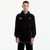Mikina Umbro Velvet Masked Zip Hoodie Black S