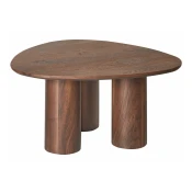 Klubska mizica Berwyn 2310 (Temen les) Temen les, 36cm, MDF plošča, Okrogla