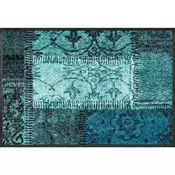 wash+dry PREDPRAŽNIK Vintage Patches Türkis 50/75 cm potiskano turkizna
