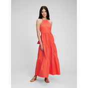 GAP Cotton Maxi Dress with Frill - Women