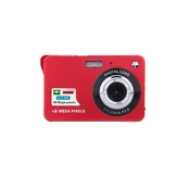 INF Digitalni fotoaparat K09 s kartico 32GTF - Ujemite vsak trenutek Red, (5000116950)