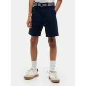 Tommy Hilfiger Kratke hlače iz tkanine Essential KB0KB10246 Mornarsko modra Loose Fit