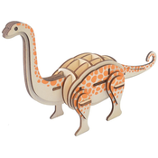 Woodcraft Lesena 3D sestavljanka Brontosaurus