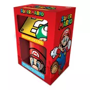 Šolja Super Mario - Mario - Gift Set - Mug, Coaster & Keychain