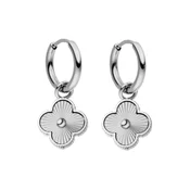 Cala Rose Uhani ELEGANT CLOVER srebrna