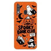 Silikonski prozorni ovitek za Samsung Galaxy A40 A405F - Spooky book club