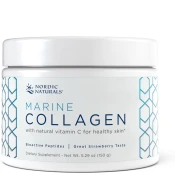 Nordic Naturals Morski kolagen Nordic Naturals, jagoda, 150 g