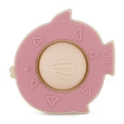 PETITE&MARS Silikonska pop up grizalica za zobe Riba Fiona 6 m+, Dusty Rose