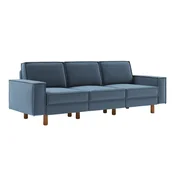 ATELIER DEL SOFA Sofa sa 3 sedišta Sparrow Extra 3 Ocean Blue Walnut