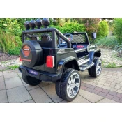 Avto na akumulator S2388 Jeep Črna 4x45W