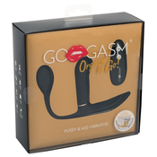 GoGasm Vaginalni i analni vibrator, Crni