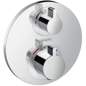 HANSGROHE kopalniška termostatska armatura podometna pokrivni set Ecostat S 15758000
