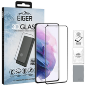 Eiger 3D GLASS Full Screen Tempered Glass Screen Protector for Samsung Galaxy S21+