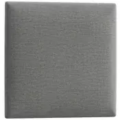Ljubki dom Tapecirani stenski panel QUADRATTA 40 x 40 cm – več barv Barva: Svetlo siva