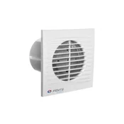 GR Aksialni ventilator fi 100 230V 5,6W 78m3/h 26dB tihi kroglični ležaji časovnik plus higrostat 100SILENTA-STHL
