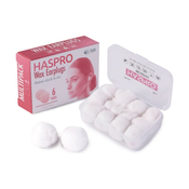 Voštani čepići za uši Haspro (12 komada)